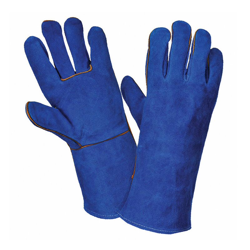 LG010 Leather Welding Sleeve Caloris resistens Protective Gloves