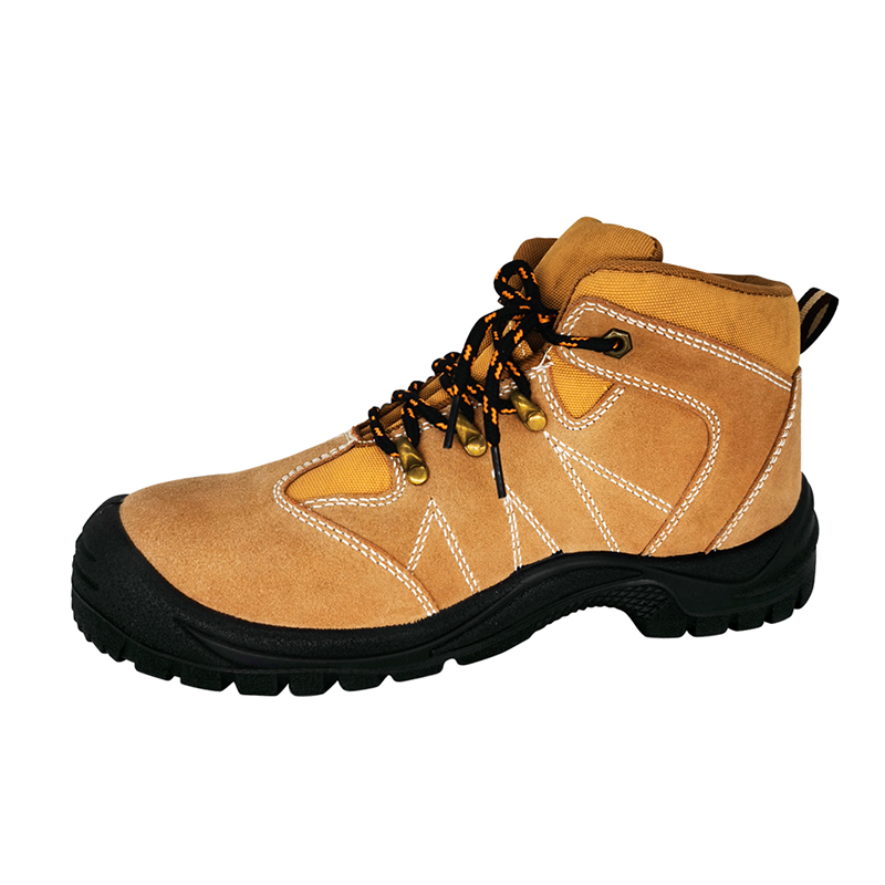 SS107 Suede Leather Oxford Protective Safety Shoes
