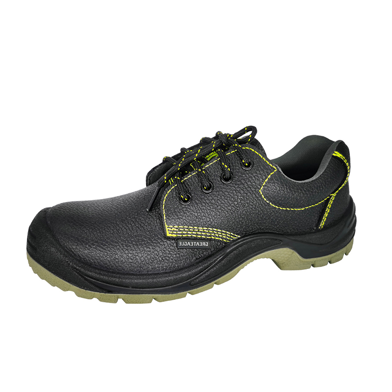 SS603 Metal Anti-punctura Uaccam Leather Safety Shoes