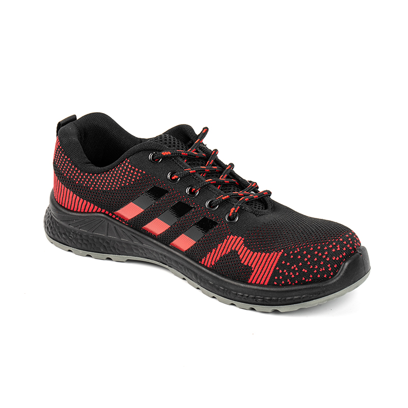 CDXXVI, Red PU Solum Breathable Rubrum Safety Shoes CDXXVI, Red PU Solum Breathable Rubrum Safety Shoes