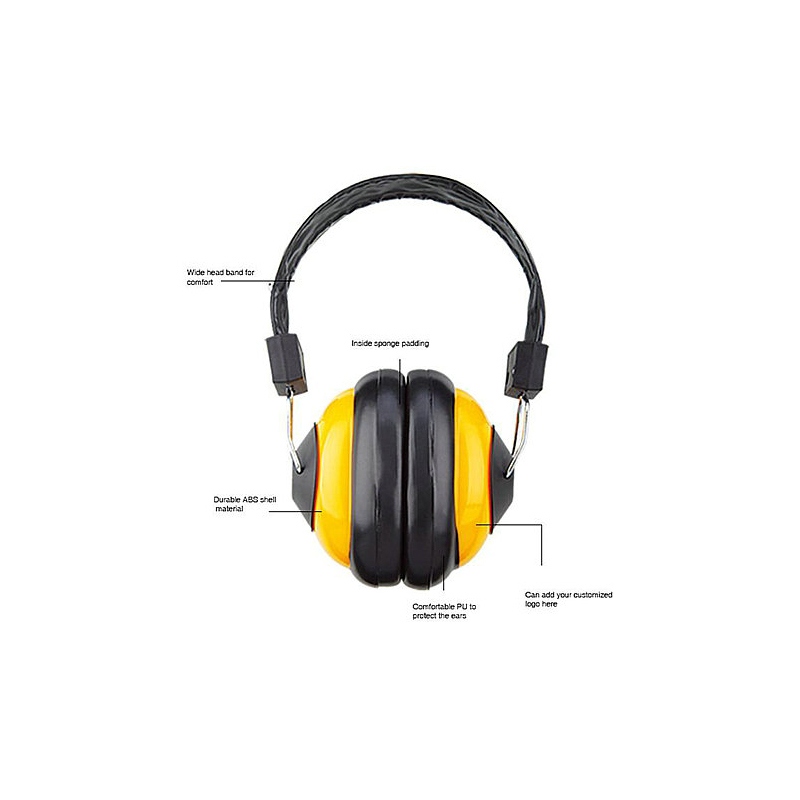 EM102 Adjustable Abs Noise-Reducing Earmuffs EM102 Adjustable Abs Noise-Reducing Earmuffs