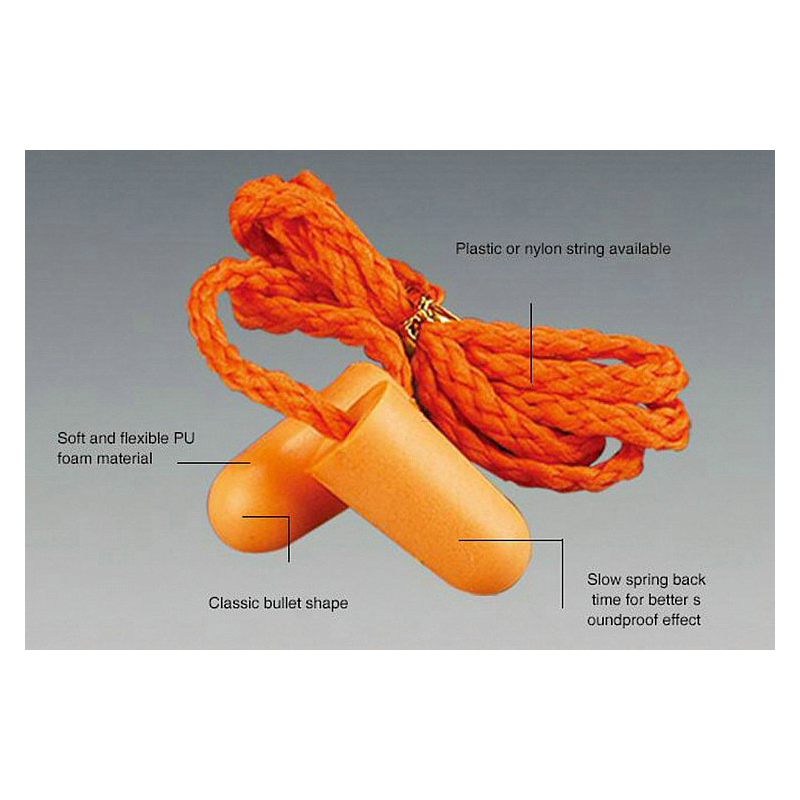 EM122 High Efficiency PU Foam Noise Reduction Earplugs EM122 High Efficiency PU Foam Noise Reduction Earplugs