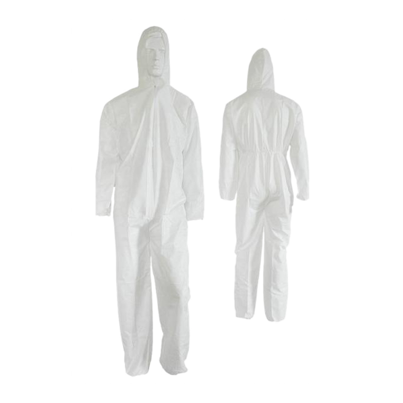 DC01 White IMPERVIUS Disposable elastica Coverall