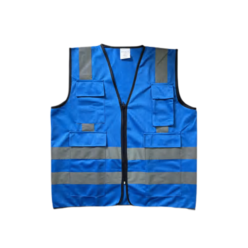 RF011 Hi Vis Traffic Construction Reflective Safety Vestis Zipper