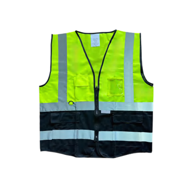 RF013 CE High Visibilitas Multi Pocket Construction Industrial Reflective Safety Vestis